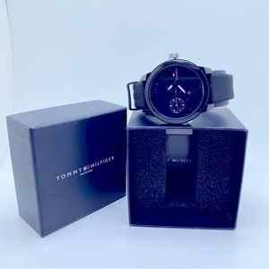 Tommy Hilfiger Men's 1791326 Analog Display Quartz Black Watch